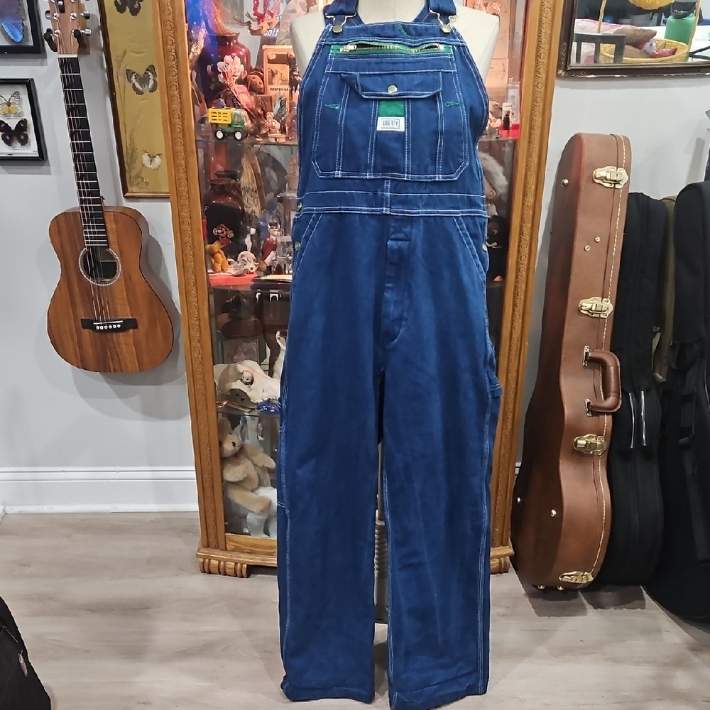 Liberty Green and Blue Denim Apparel
